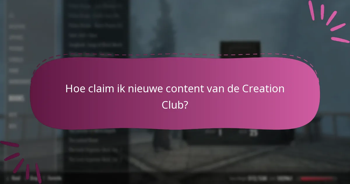 Wat zijn de aankomende releases voor de Skyrim Special Edition Creation Club?